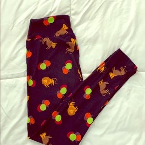 OS Lularoe Lion Leggings